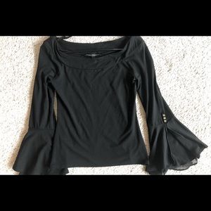 WHBM Bell- Sleeve Knit Top